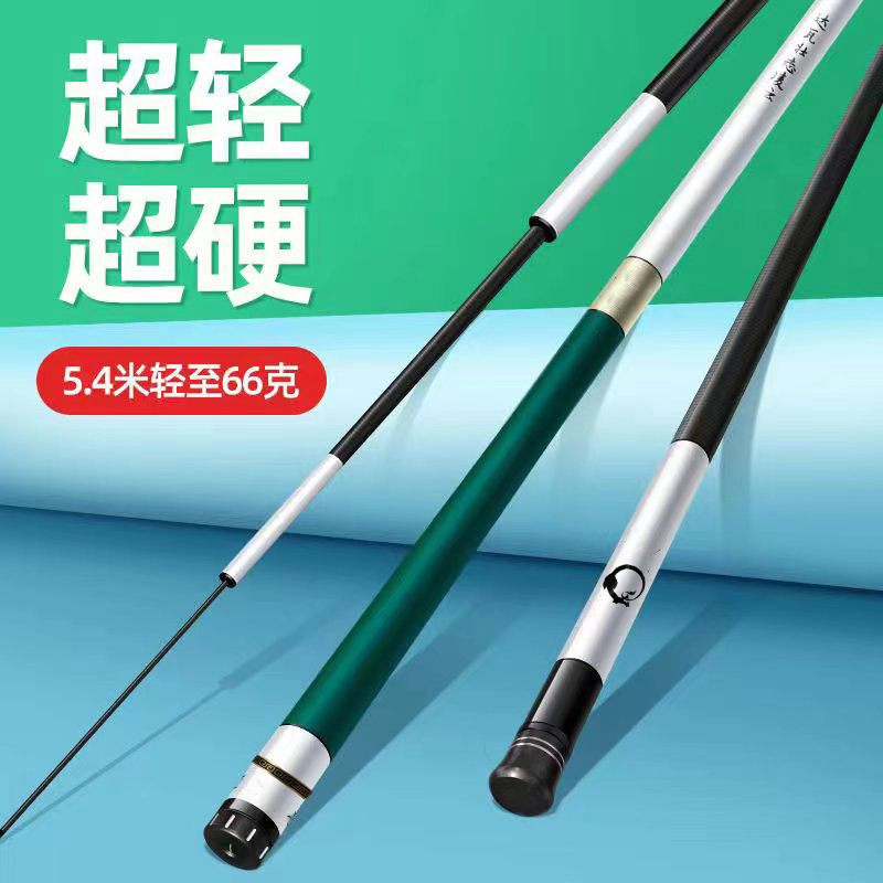 Fishing Rod Surf - Eisfischrute aus Kohlefaser, Teleskop-Spinnrute, Baitcasting-Reiserute, Surf-Fliegenrute