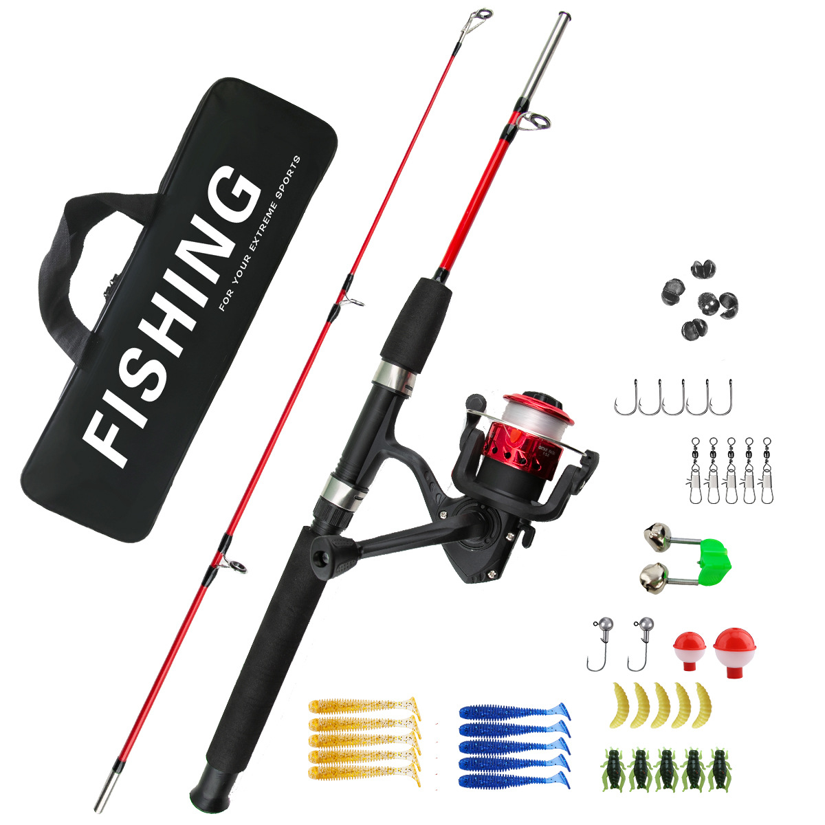 2-teilige Eisfischerrute für A – Fishing Rod Combo Bewertung und Preis