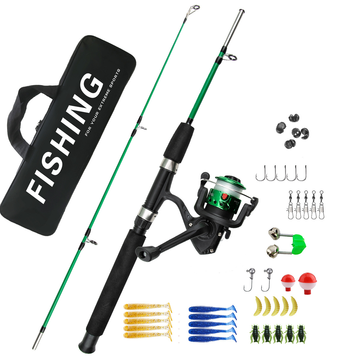 2-teilige Eisfischerrute für A – Fishing Rod Combo Bewertung und Preis