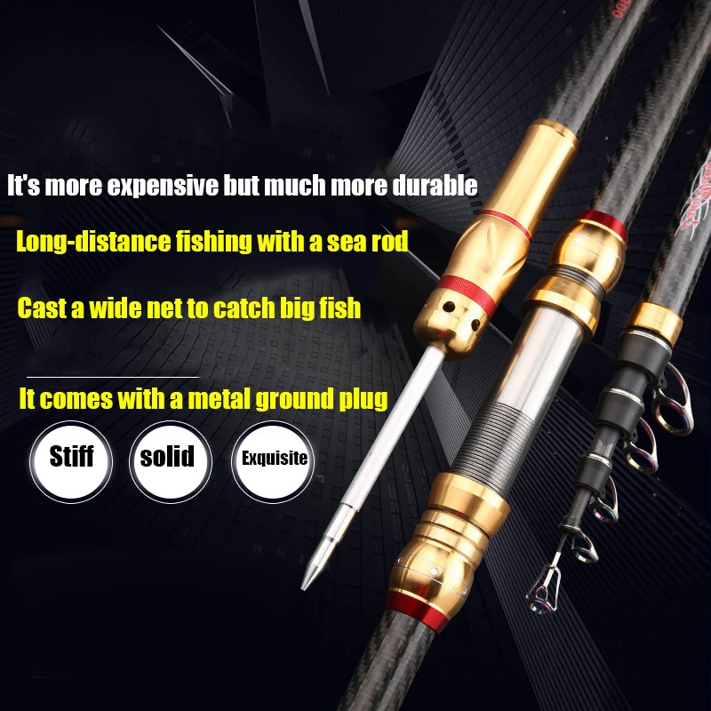 Teleskop-Spinnrute 2,1/2,4/2,7 – Fishing Rod Surf Bewertung und Preis